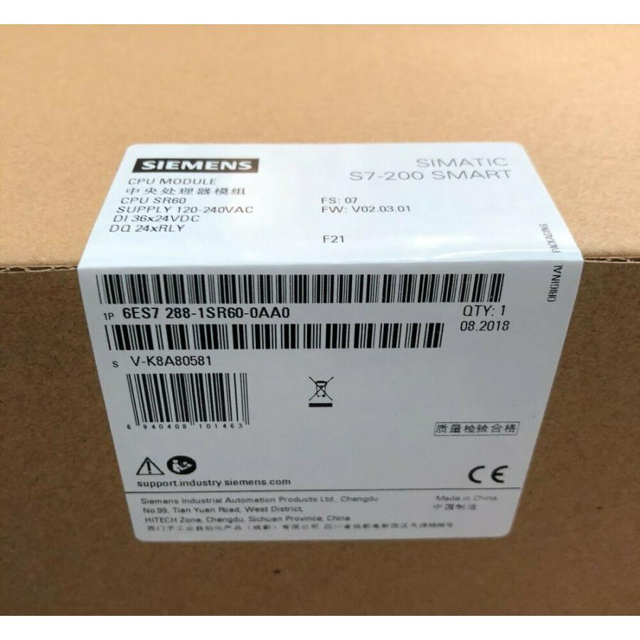 【新品★適格請求書★送料無料】1PC Siemens 6ES7288-1SR60-0AA0 6ES7 288-1SR60-0AA0【６ヶ月保証】｜Belly Muses
