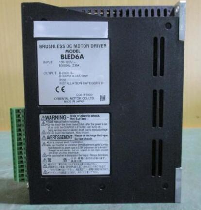 【新品★適当お願いごと書★貨物輸送無料】ORIENTAL MOTOR   BLED6A【６ヶ月引きうける】