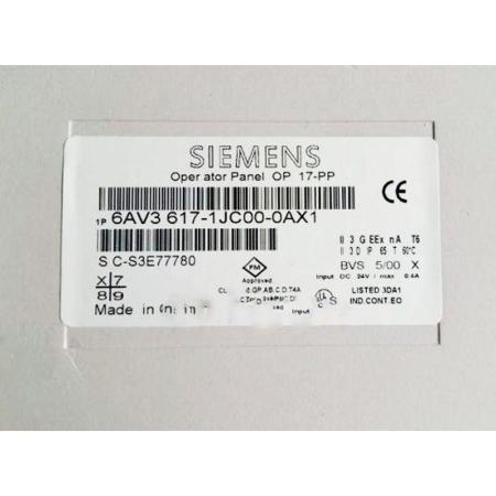 【新品★適格請求書★送料無料】SIEMENS シーメンス OP17/PP 6AV3617-1JC00-0AX1 タッチパネル表示器 ◆6ヶ月保｜Belly Muses