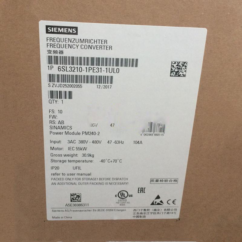【新品★適格請求書★送料無料】SIEMENS シーメンス インバータ 6SL3210-1PE31-1UL0 PM 240-2 480V 55kW◆6ヶ月保｜Belly Muses