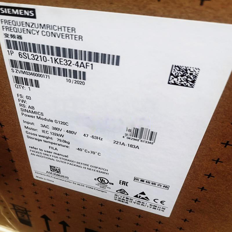 【新品★適格請求書★送料無料】SIEMENS シーメンス インバータ 6SL3210-1KE32-4AF1 G120C 480V 132kW◆6ヶ月保｜Belly Muses