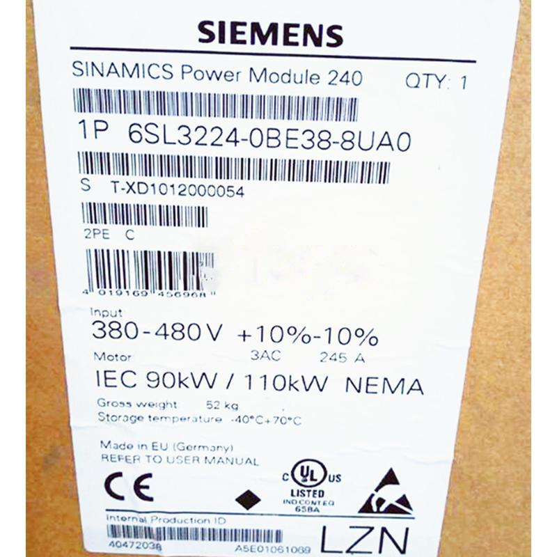 【新品★適格請求書★送料無料】SIEMENS シーメンス インバータ 6SL3224-0BE38-8UA0 PM240 480V 90kW/110kW◆6ヶ月保｜Belly Muses