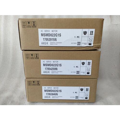 【新品★適当お願いごと書★貨物輸送無料】PANASONIC/パナソニック サーボ原動機 MSMD022G1S 【6ヶ月引きうける】