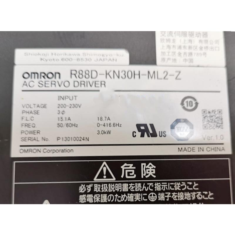 【新品★適当お願いごと書★貨物輸送無料】OMRON オムロン R88D-KN30H-ML2-Z【６ヶ月引き受ける】