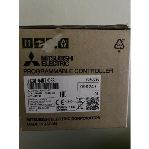 【新品★適格請求書★送料無料】MITSUBISHI 三菱電機 FX3U-64MT/DSS 【６ヶ月保証】