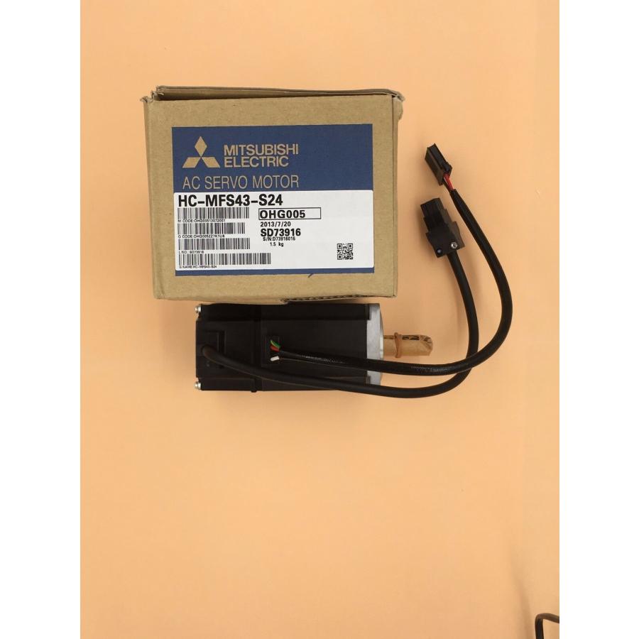 【新品★適当お願いごと書★貨物輸送無料】MITSUBISHI/三菱 HC-MFS43-S24 サーボ原動機 【引き受ける継続期間６ヶ月】