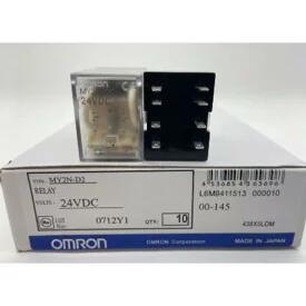 【新品★貨物輸送無料】10個書き割り OMRON オムロン ミニパワーリレー MY2N-D2 DC24V【6ヶ月引きうける】