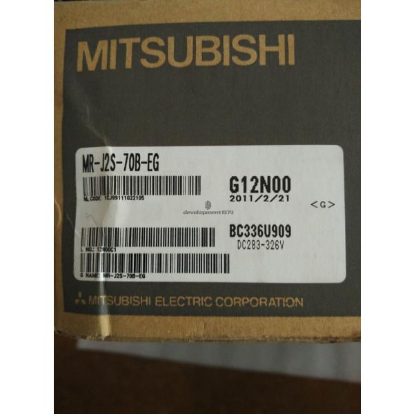 【新品★適当お願いごと書★貨物輸送無料】MITSUBISHI 三菱  MR-J2S-70B-EG  6ヶ月引き受ける
