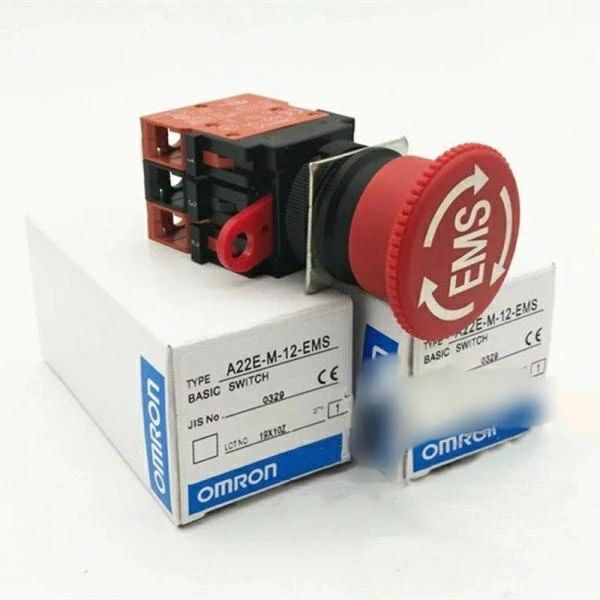 【新品★適当お願いごと書★貨物輸送無料】OMRON オムロン A22E-M-12-EMS 用急食い止める取り替えっこ付き添い人EMS書きあらわす【６ヶ月引きうける】