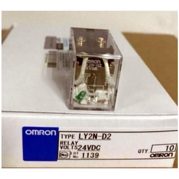 ■【新品★適当お願いごと書★貨物輸送無料】10個入り口・入口書き割り OMRON オムロン 中次ぎ LY2N-D2  DC24V/24VDC【６ヶ月引きうける】★★★