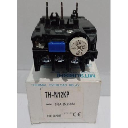 【新品★適格請求書★送料無料】MITSUBISHI 三菱電機 TH-N12KP 6.6A(5.2-8A)用サーマルリレー【６ヶ月保証】
