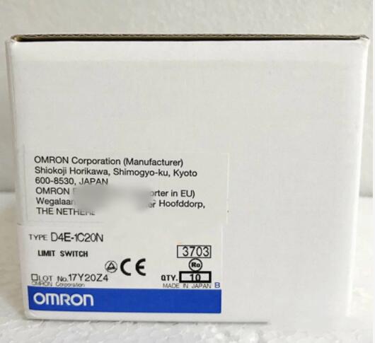 【新品★適当お願いごと書★貨物輸送無料】10個入り口・入口書き割り OMRON オムロ D4E-1C20N 用リミットスイッチ【６ヶ月引きうける】