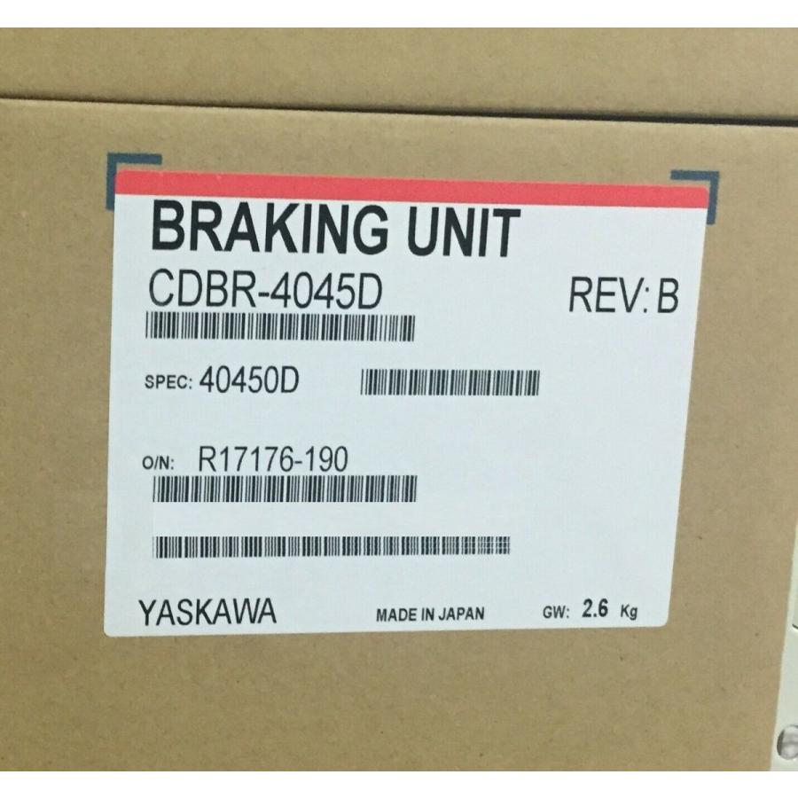 【新品★適当お願いごと書★貨物輸送無料】YASKAWA 安川電機 CDBR-4045D ブレーキングユニット【６ヶ月引き請ける】