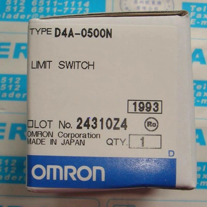 【新品★適当お願いごと書★貨物輸送無料】OMRON オムロン D4A-0500N 用リミットスイッチ【６ヶ月引きうける】