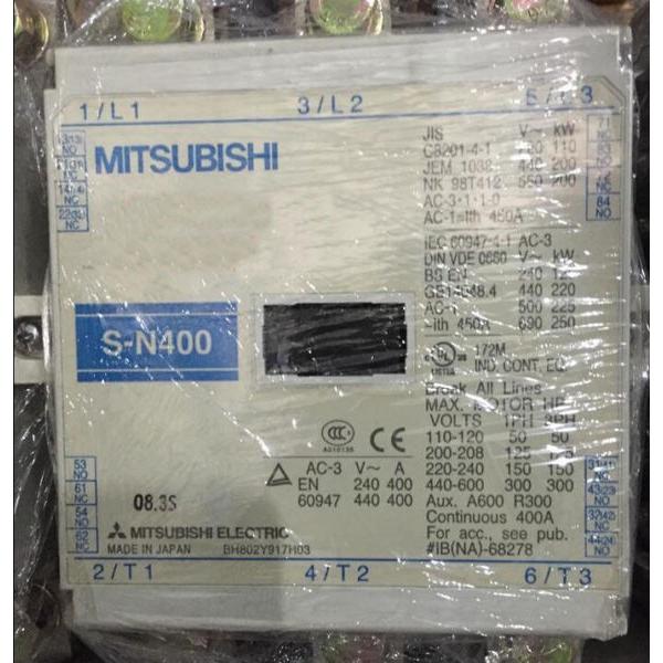 ■【新品★適当お願いごと書★貨物輸送無料】S-N400 Mitsubishi 200-240V AC Contactor 三菱◆ 6ヶ月引きうける