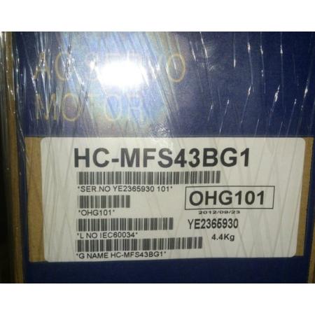 【新品★適当お願いごと書★貨物輸送無料】MITSUBISHI 三菱電機 HC-MFS43BG1 サーボ原動機◆6ヶ月引き請ける