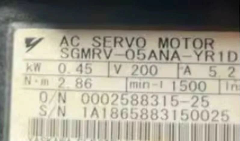 【新品★適当お願いごと書★貨物輸送無料】 YASKAWA 安川電機 SGMRV-05ANA-YR1D【６ヶ月引きうける】