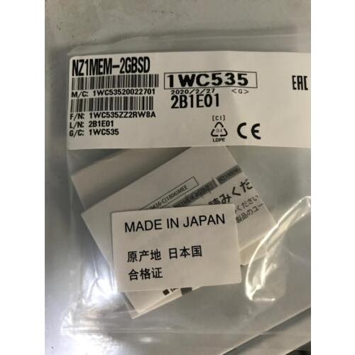 【新品★適格請求書★送料無料】MITSUBISHI三菱電機 NZ1MEM-2GBSD 用SDメモリーカード【６ヶ月保証】