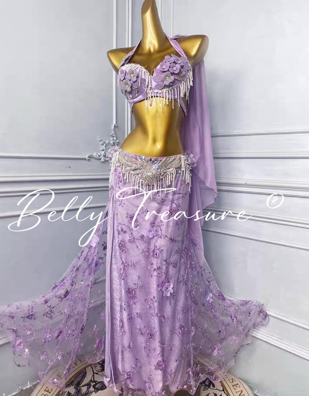 紫色ベリーダンスセットアップ 楽天市場】ベリーダンス衣装 3カラー QCZW YC099 202405ベリー