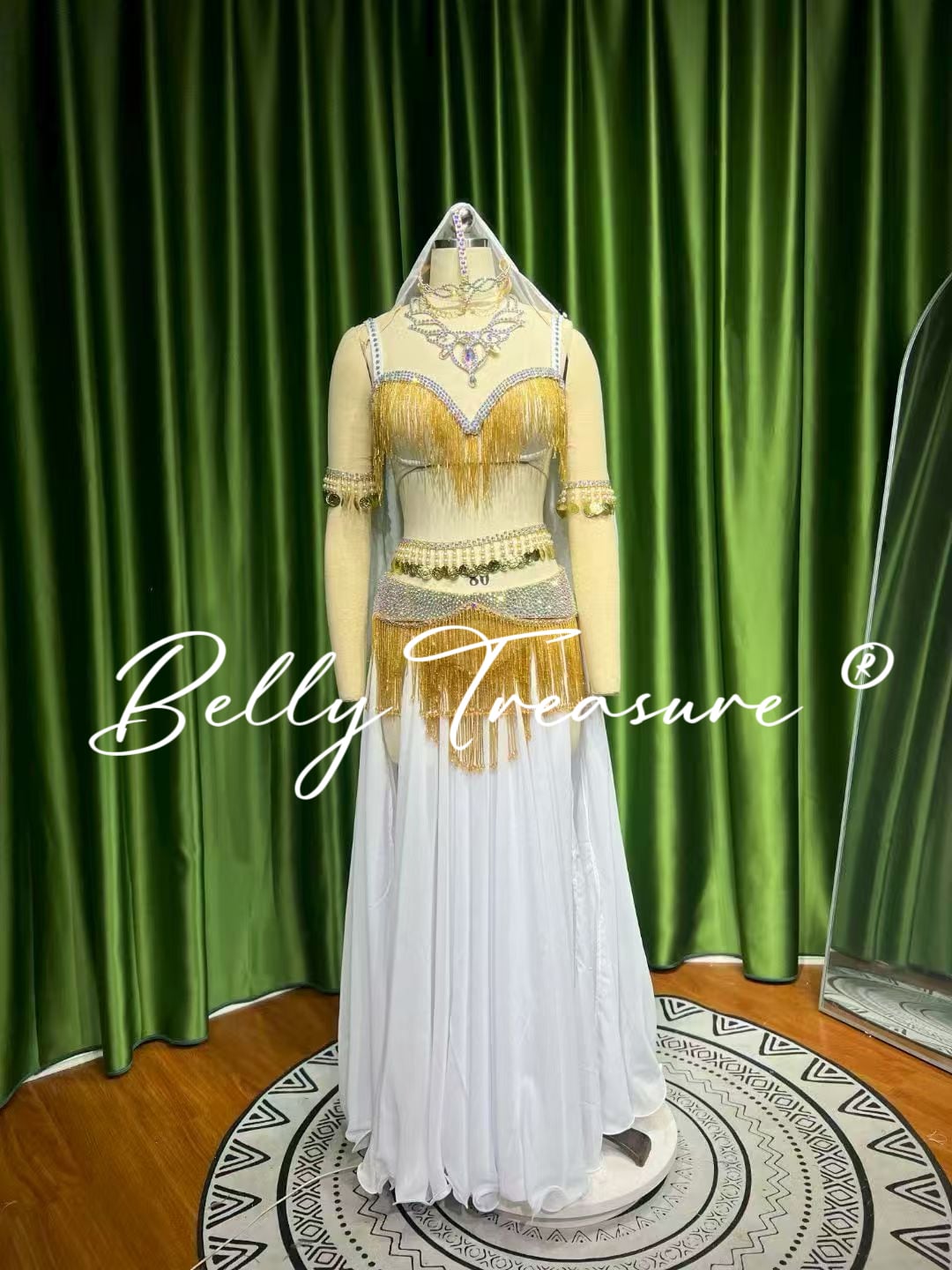 楽天市場】ベリーダンス衣装 オリエンタル衣装 エメラルドグリーン