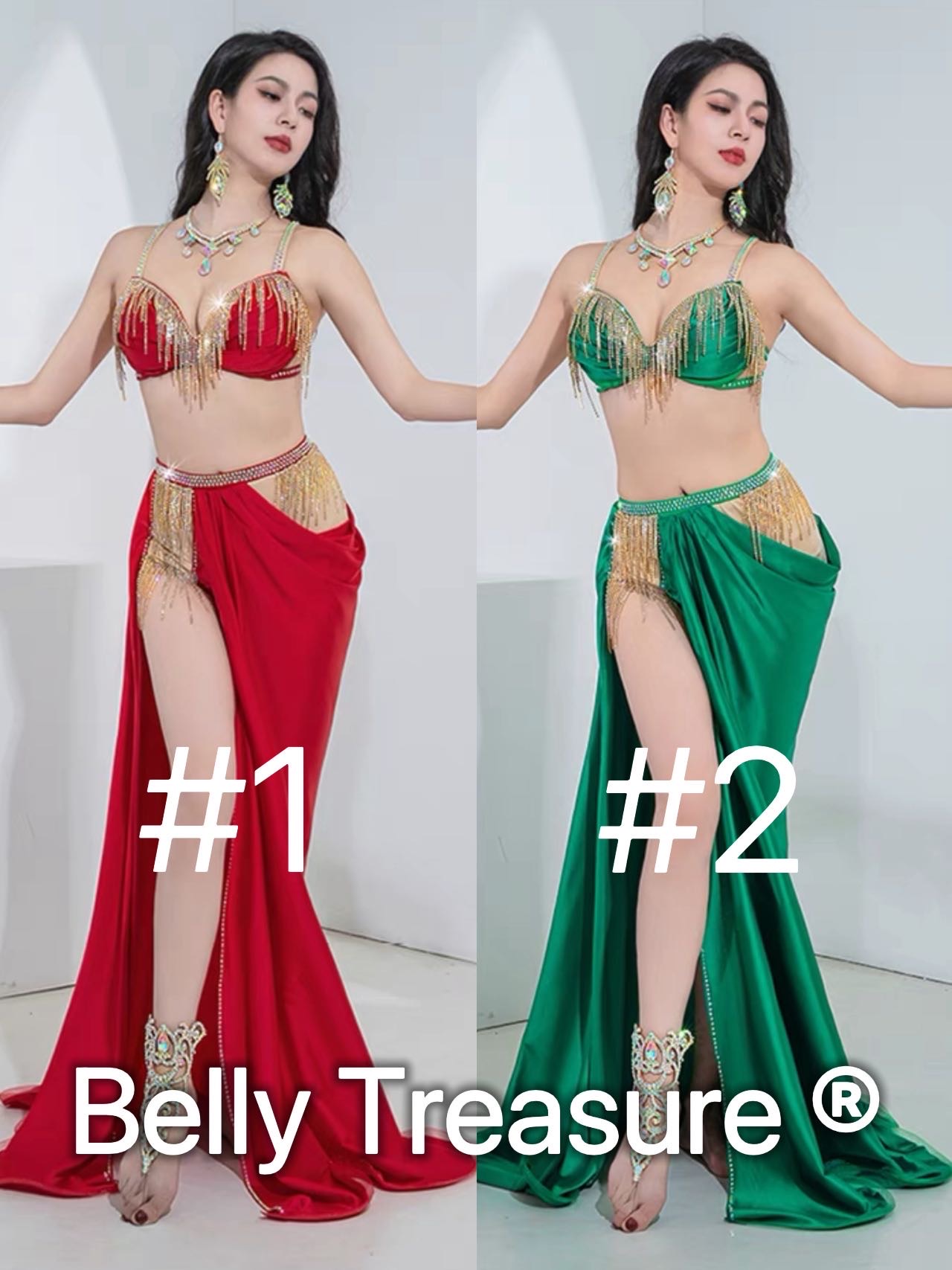ベリーダンス衣装 2カラー QCZW YC113 202404|Belly Treasure 店