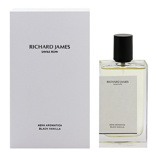 リチャード ジェームス 香水 メンズ アクアアロマティカ ブラックバニラ EDC・SP 100ml 送料無料 香水 フレグランス プレゼント 贈り物 ギフト AQUA AROMATICA BLACK VANILLA COLOGNE RICHARD JAMES