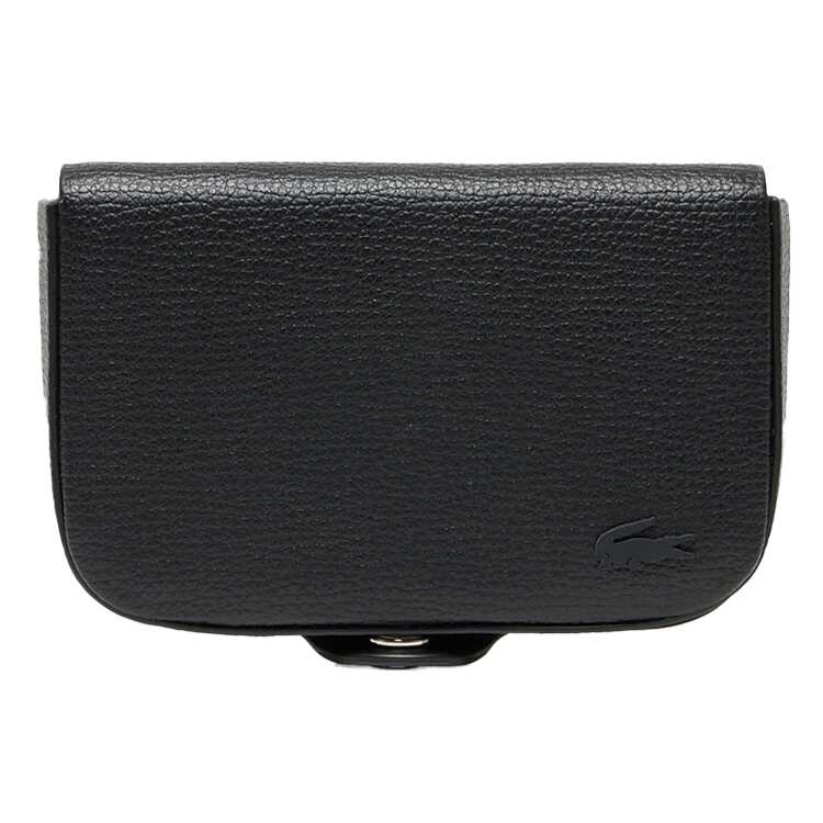 まさを LACOSTE ブラックレザーケース まさを LACOSTE ブラックレザー