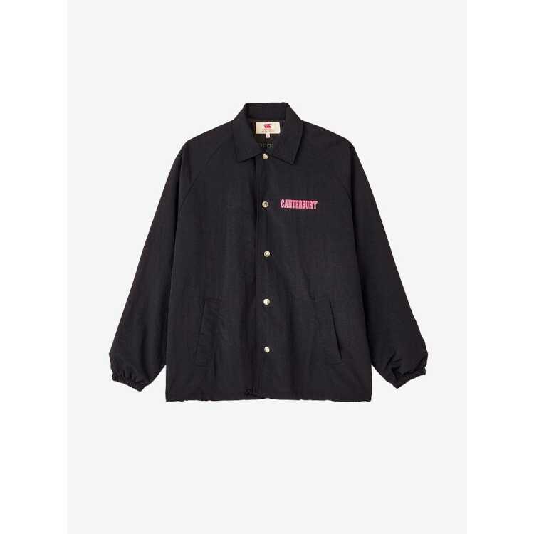 【在庫限り】 カンタベリー コーチジャケット(メンズ) M ブラック #RA73504-19 送料無料 COACH JACKET CANTERBURY｜belmo ONLINE