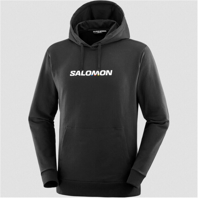 SALOMON - 新品　サロモン　SALOMON 撥水　パーカー　黒 楽天市場】サロモン SALOMON パーカー メンズ スウェット フード