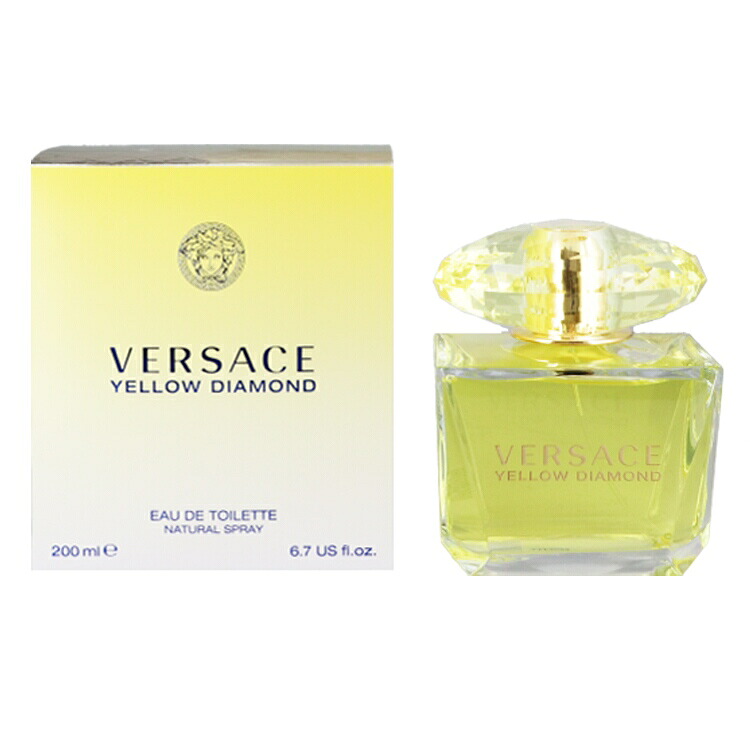 ヴェルサーチェ 香水 レディース イエローダイアモンド EDT・SP 200ml 送料無料 香水 フレグランス プレゼント 贈り物 ギフト YELLOW DIAMOND VERSACE