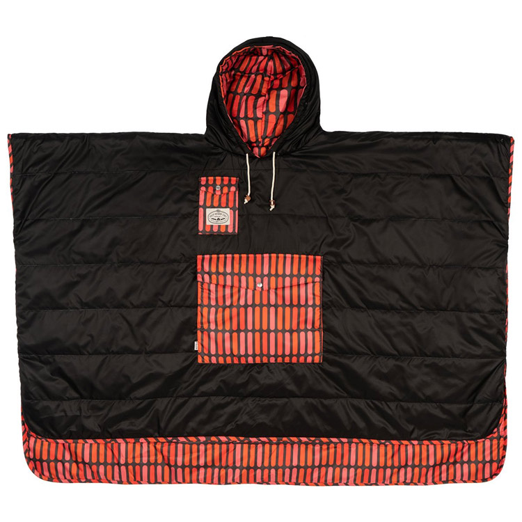 【在庫限り】 ポーラー PONCHO HAL×BLACK #213ACU5601-HALB 送料込み(沖縄・離島を除く) 【在庫限り】 POLeR