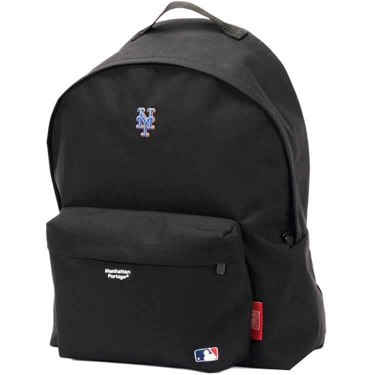 【在庫限り】 マンハッタンポーテージ ビッグアップルバックパック M MLB ニューヨーク・メッツ ブラック W34×H44×D14cm #MP1211MLBM-1000 送料無料 【在庫限り】 Big Apple Backpack MLB METS MANHATTAN PORTAGE