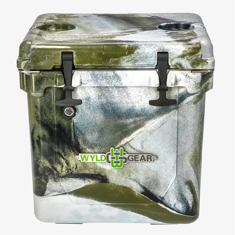 【在庫限り】 ワイルドギア WYLDGEAR ハードクーラー 25Q(24L) プレリーカモ 24L #HC25-17P 送料無料 【在庫限り】 Hard Cooler 25Q Prairie Camo WYLD GEAR