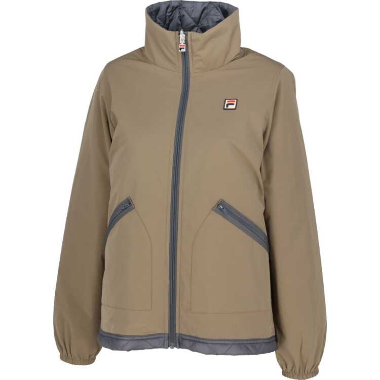 【在庫限り】 フィラ リバーシブルトラックジャケット(レディース) M カーキ #VL2744-24 送料無料 【在庫限り】 FILA