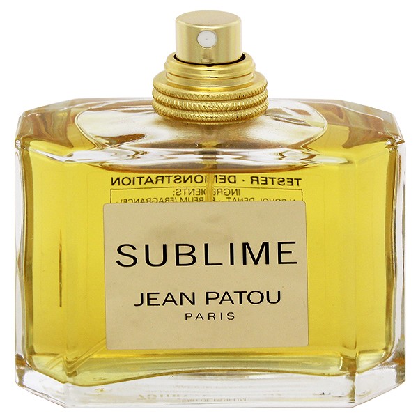 ジャン パトゥ 香水 女性用 スブリーム (テスター) EDP・SP 75ml SUBLIME TESTER JEAN PATOU fr5050456020461.jpg
