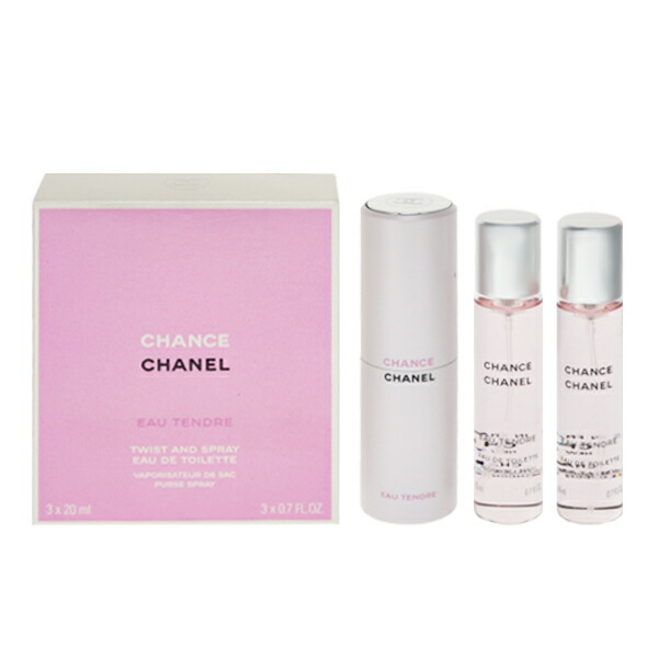 シャネル 香水 女性用 チャンス オー タンドゥル ツイスト (セット) 20ml×3 送料無料 CHANCE EAU TENDRE TWIST AND CHANEL 楽天市場】シャネル 香水 レディース チャンス オー タンドゥル