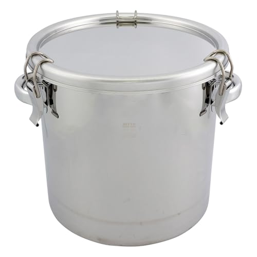 日東 ステンレスタンク キャッチクリップ式密閉タンク(フタ付) CTH-27 容器内径・高さ:φ270mm*H270mm 15L 15,298円