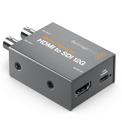 Blackmagic Design CONVCMIC/HS12G/WPSU Micro Converter HDMI to SDI 12G PSU(パワーサプライ付属)|BeLugastore