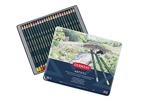 Derwent ダーウェント 色鉛筆 アーチスト カラーペンシル 24色セット 32093