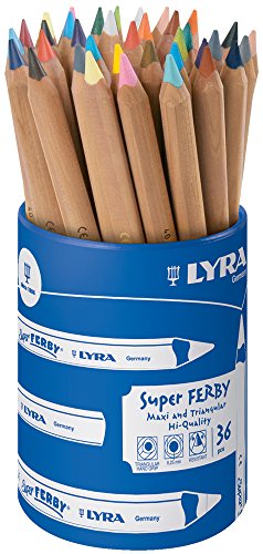 LYRA リラ 色鉛筆 スーパー・ファルビー・ネイチャー 24色36本セット L3713360