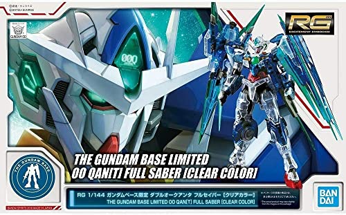 RG 1/144 ガンダムベース限定 ダブルオークアンタ フルセイバー [クリアカラー] 機動戦士ガンダム00(ダブルオー)画像