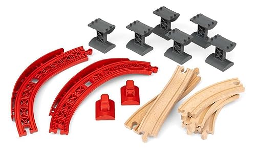 BRIO WORLD(ブリオワールド) 拡張カーブパック 33995 赤
