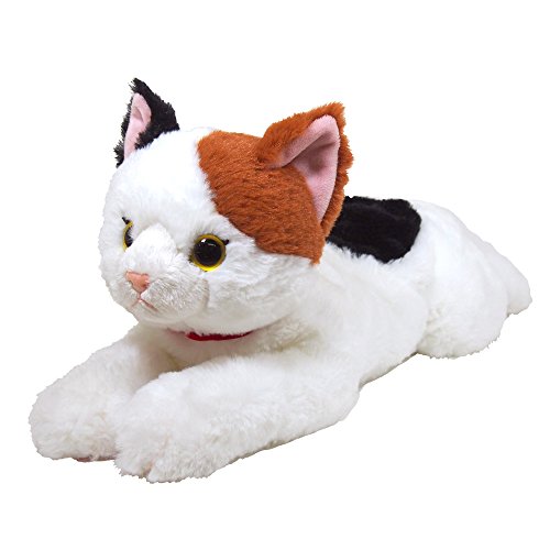 サンレモン(Sun Lemon) ひざ ねこ ミケ M 17*18*47cm ぬいぐるみ アニマル P-2122