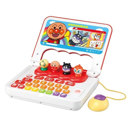 [バンダイ(BANDAI)] たっぷりキーでカタカタ楽しい アンパンマンおしゃべりパソコン 対象年齢 1歳6ヶ月以上