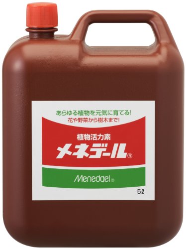 メネデール 草木意気込み剤 栄養剤 5L 草木を甲斐甲斐しいに育てる 花から蔬菜から植木まで 100倍水割り 1955年発売