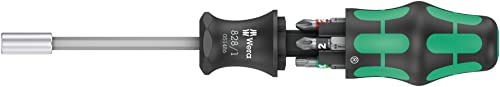 WERA ヴェラ 6本組ビット１番ウッド書き割り 足し加えるPH1・2 ポジ2 トルクスTX20・25 さし引く0.8*5.5粍 051510