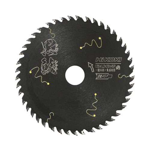 サイズ：外径125mm 刃数45枚 HiKOKI(ハイコーキ) スーパーチップソー黒鯱 125*45P 0037-6199