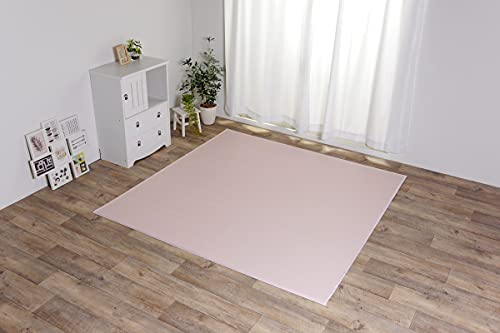 イケヒコ ラグ カーペット バンブー 竹 シャビー シンプル 丈夫 ダイニング用 ピンク 約185*185cm #9625779 9,203円
