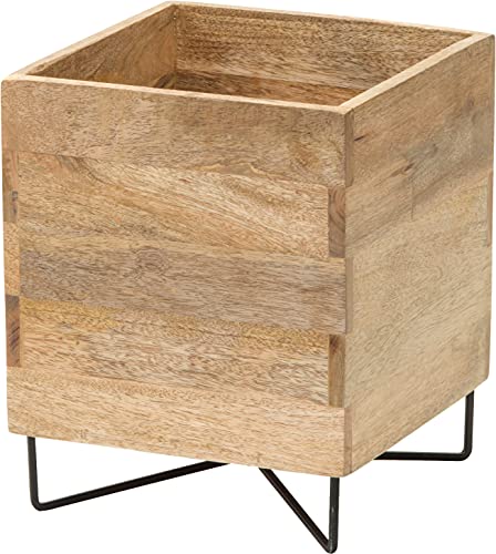 ポッシュリビング キューブポットスタンド コンビ 22*22*27cm 41306 ナチュラル