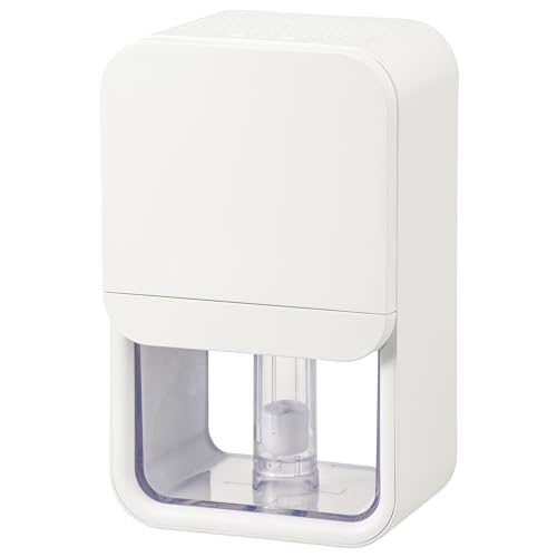 オーム(OHM) 除湿機 除湿器 小型 パウダーコンパクト ペルチェ式 湿り気取り 省エネ  霜取り役立つこと＆ナイト爵照明ランプ付き添い人  湿り気 雨季打つ手 ともし火付き添い人 貯蔵タンク静電容量800ml ACワット数 白いこと DH-100-W 08-3317 オーム電機